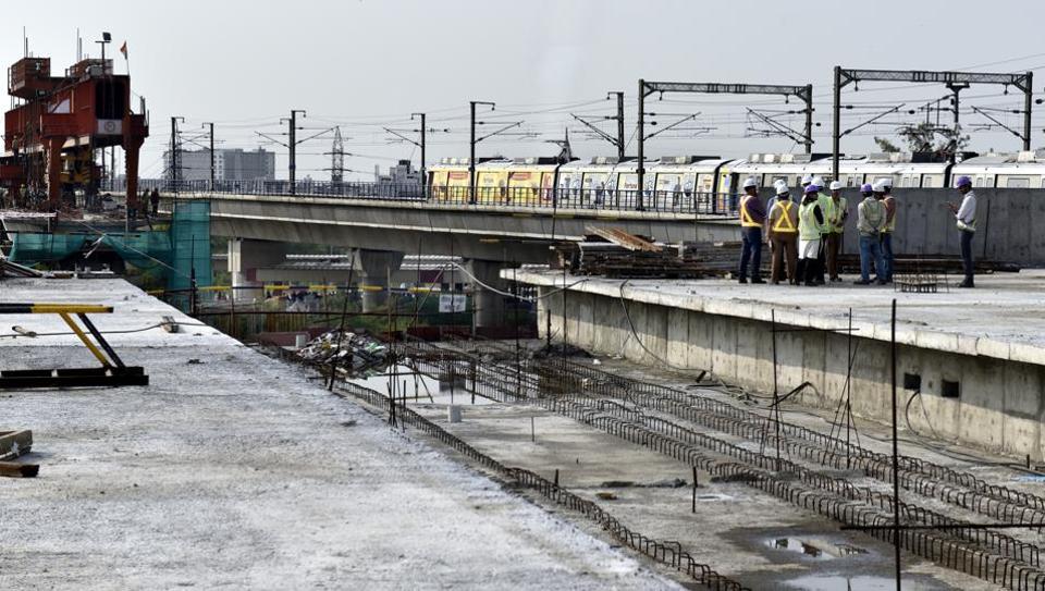 New Anand Vihar Metro Station.